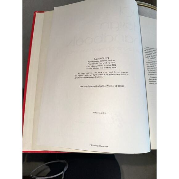 PCI Design Handbook - precast prestressed concrete - Second Edition - Picture 4 of 9